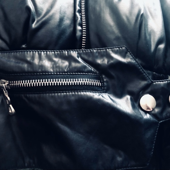 Women’s Winter/Fall Down Bogner Black Ski Jacket Size 8 Silver Hardware RARE! - Picture 8 of 16